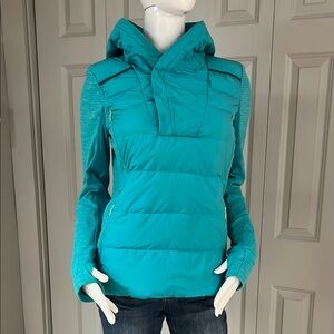 Lululemon Turquoise Down Pullover - Size 8